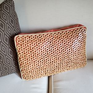 Raymond Waites wood bead designer accent pillow